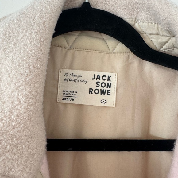 Jackson Rowe Cream Shacket - Picture 2 of 2